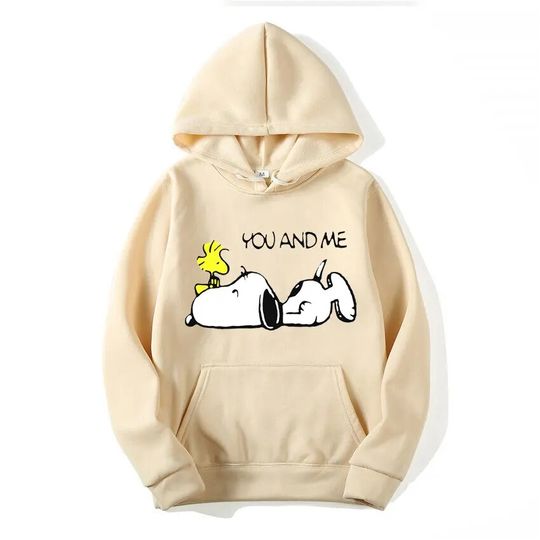 Discover Snoopy You and Me Cartoon Hoodies for Lovers