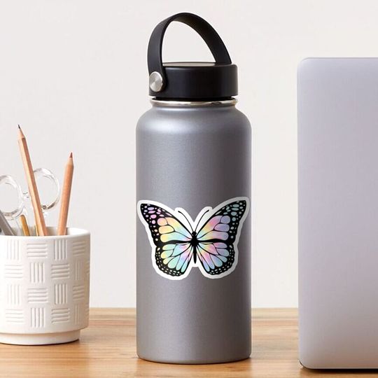 Discover Tie Dye Butterfly Sticker