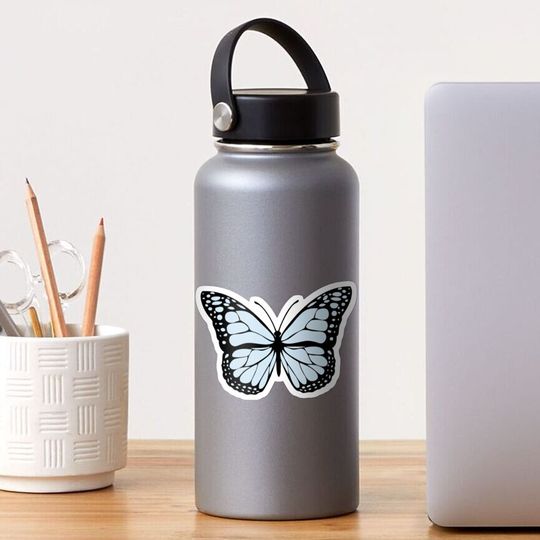 Discover Blue Butterfly Sticker