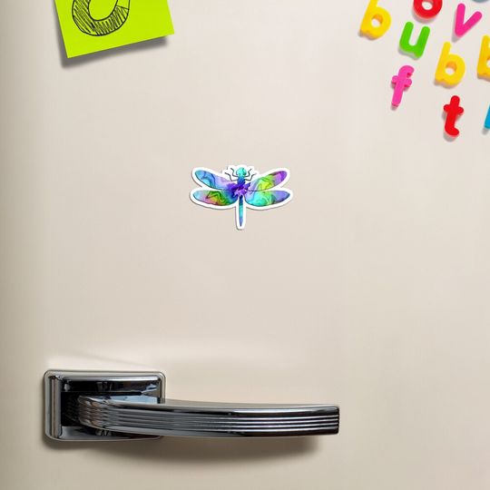 Discover Fantasy Rainbow Dragonfly Magnet