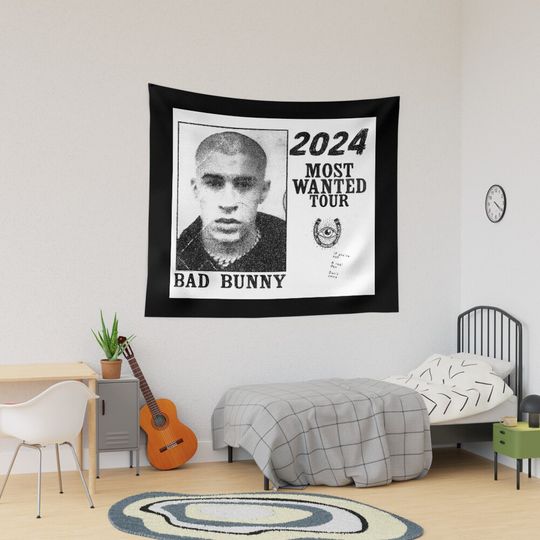 Discover Bad Bunny, Most Wanted Tour Tapestry