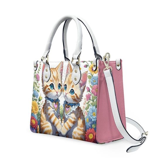 Discover Kitten Leather Bags, Gift for Mom, Gift for her