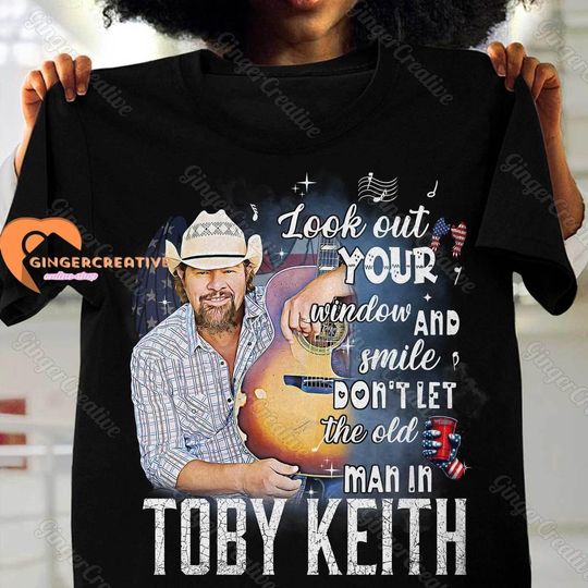 Discover Toby Keith Shirt, Don't Let The Old Man Shirt, Signature Toby Keith Shirt