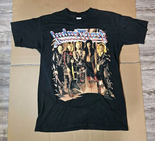 Discover Judas Priest Shirt Painkiller Tour Concert Vintage 1990 Brockum