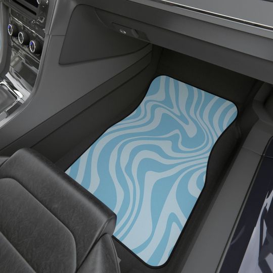 Discover Blue Swirl Car Mats