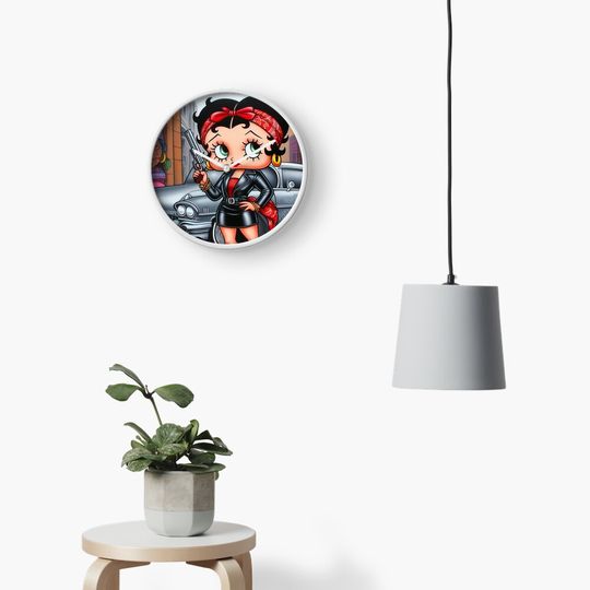 Discover Betty Boop - Let's Ride Clock