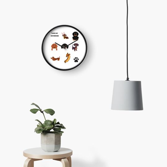 Discover Dachshund Vintage Wall Clock