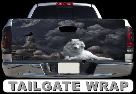 Discover WOLF Truck Bed Decal