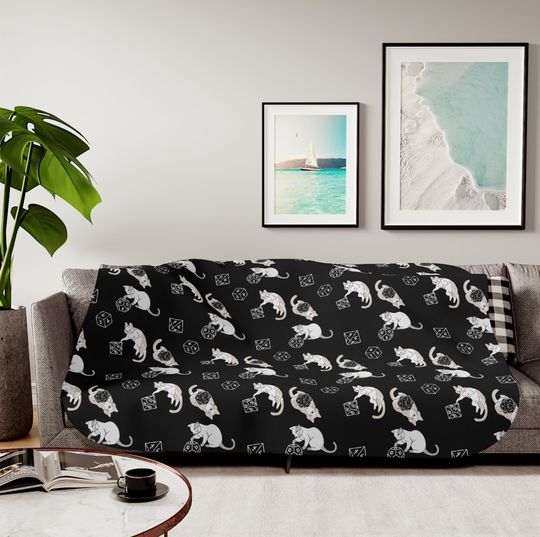Discover DnD Dungeon and Dragons Baby Blanket