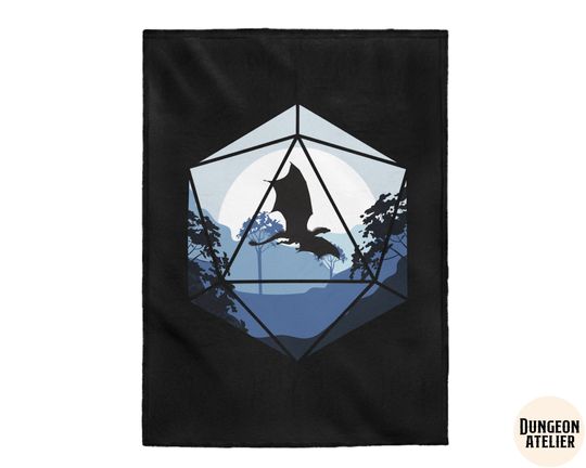 Discover DnD Dungeon and Dragons Baby Blanket