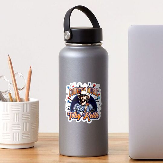 Discover Country Music Toby Keith Sticker