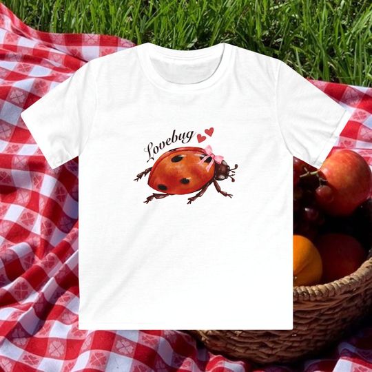 Discover Lovebug Ladybug 90s Graphic Print TShirt