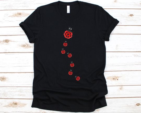 Discover Ladybug Squad Shirt, Ladybugs Tribe,  Red And Balck Spotted Beetle TShirt