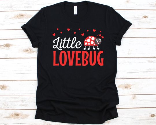 Discover Little Love Bug Shirt, Ladybug Valentine's Day TShirt