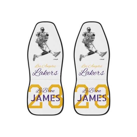 Discover Car Seat Covers - LeBron James Los Angeles Basketball Sports