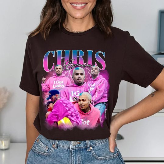Discover Vintage Chris Brown T-Shirt, sweatshirt, Chris Brown Tee, Bootleg Hip Hop Shirt