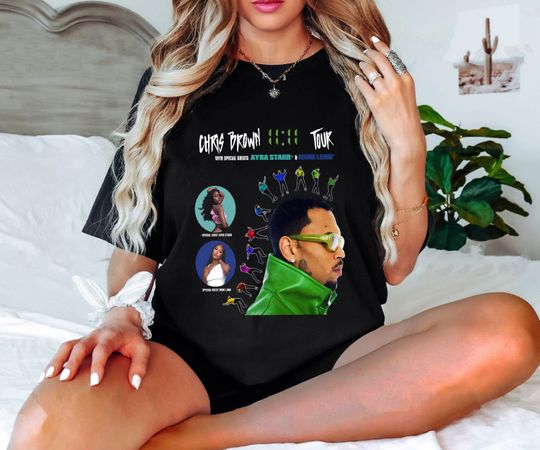 Discover Chris Brown 11 11 Tour 2024 Unisex Concert Shirt
