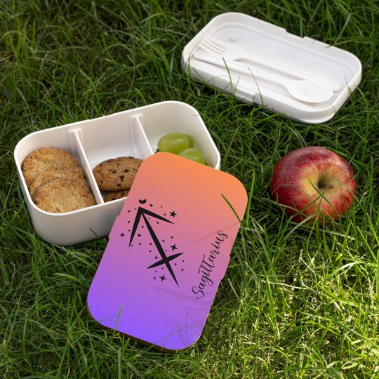 Discover Sagittarius Bento Box, Zodiac Bento Lunch Box, Reusable Food Container