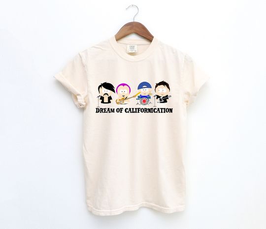Discover Red Hot Chili Peppers Southpark Collaboration Cartoon shirts