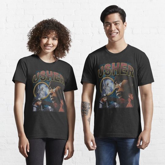 Discover Usher 90s Vintage Essential T-Shirt