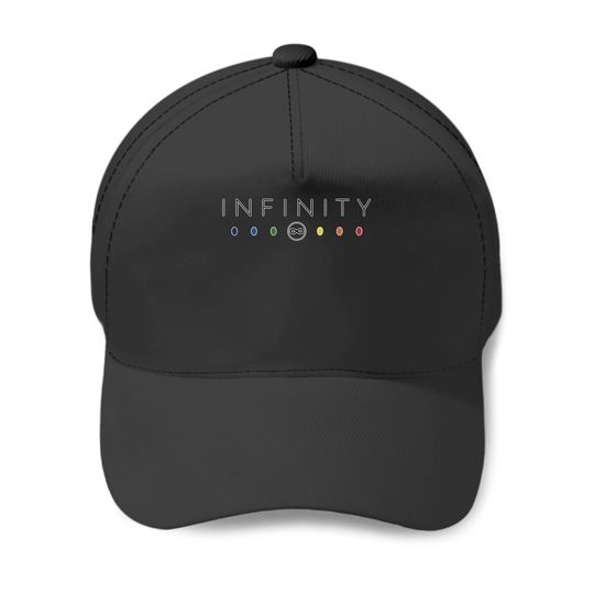 Discover Infinity - Black Clean Baseball Caps