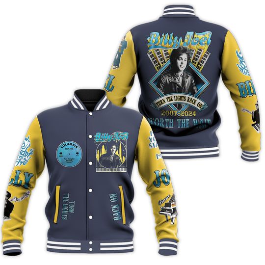 Discover Billy Joel Scene From An Italian Restaurant Baseball Jacket