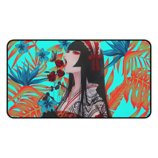 Discover Anime Girl Kimono Desk Mat, Cute Gift Ideas