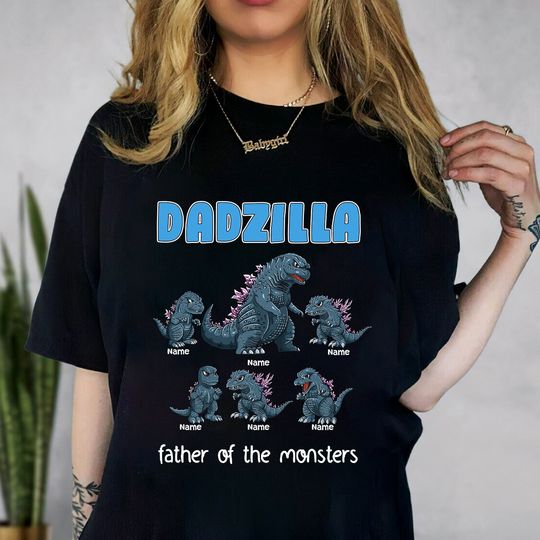 Discover god zilla X Kong The New Empire 2024 Shirt, Dadzilla Father Of The Monsters