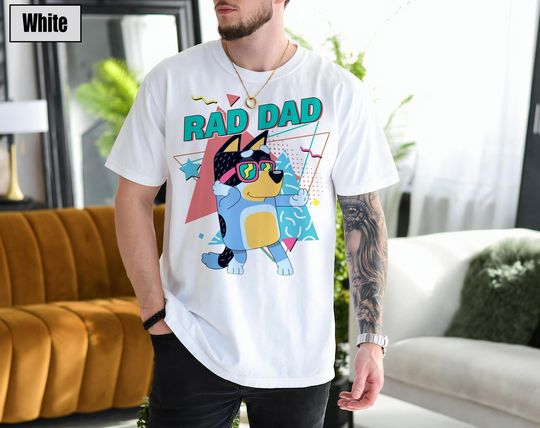 Discover BlueyDad Bingo Family Rad Dad Shirt