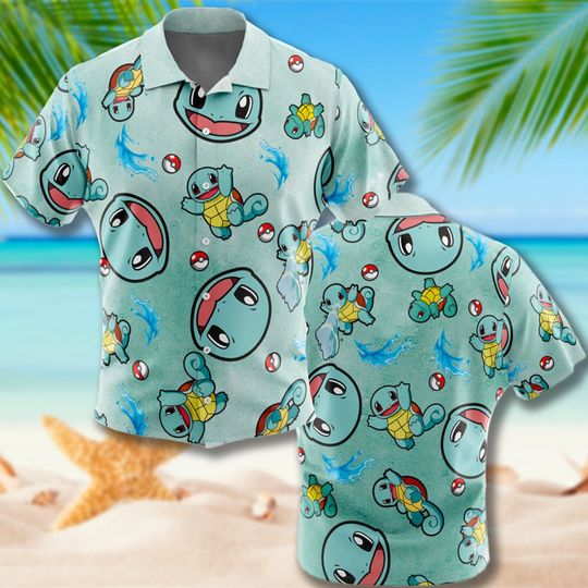 Discover Squirt 3D All Over Printed Hawaiian Shirt, Turtle Monster Collection Aloha Shirt
