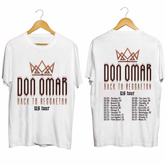 Discover Don Omar 2024 Tour Fan Shirt