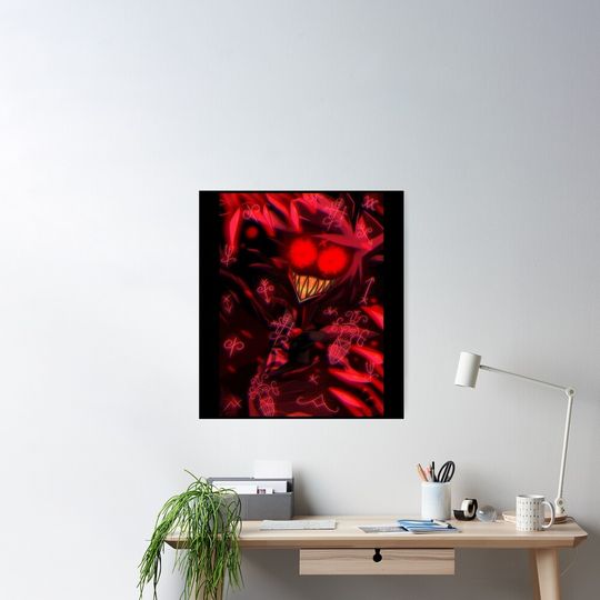 Discover Alastor Hazbin Hotel Poster, Hazbin Hotel Home Decor