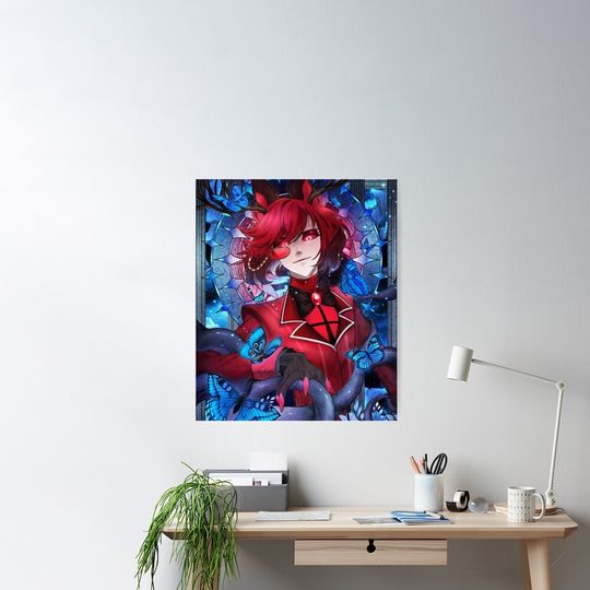 Discover Alastor Hazbin Hotel Poster, Hazbin Hotel Home Decor