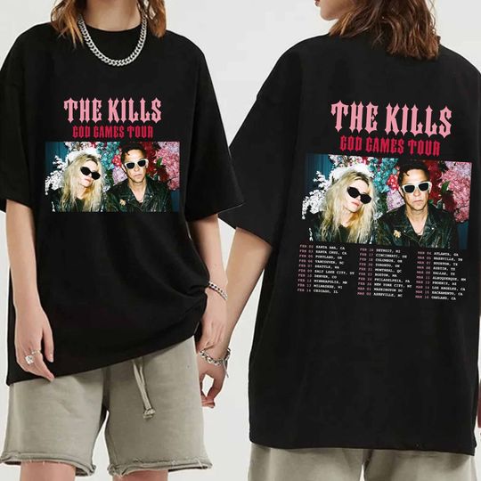 Discover The Kills God Games Tour 2024 Shirt