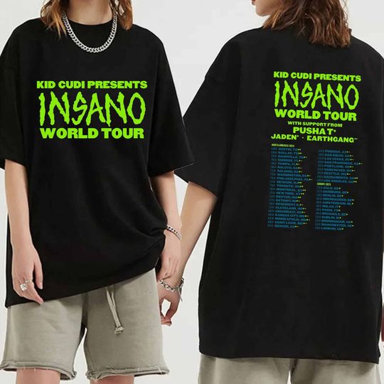Discover Kid Cudi - Insano World Tour 2024 Shirt
