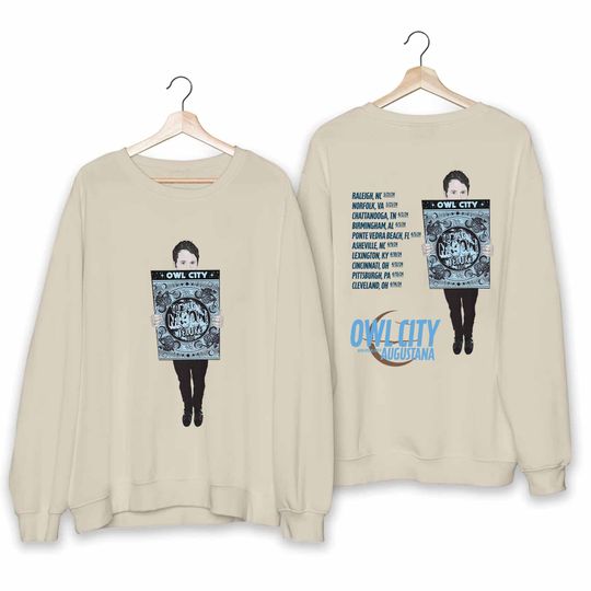 Discover Owl City To The Moon Tour 2024 Sweatshirt