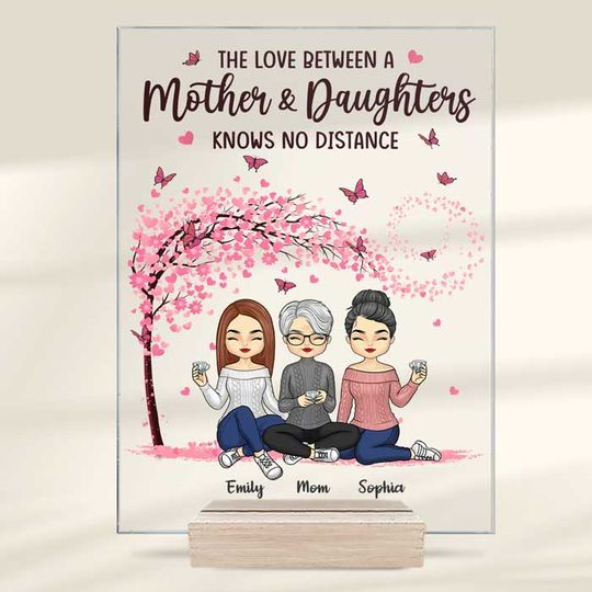 Discover Everything We Are Is Because Of You Acrylic Plaque, Mother's Day Gift
