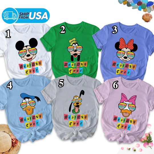 Discover Best Day Ever Characters Group Shirt