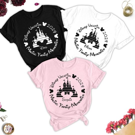 Discover Custom Making Family Memories 2024 Vacation Matching Shirts