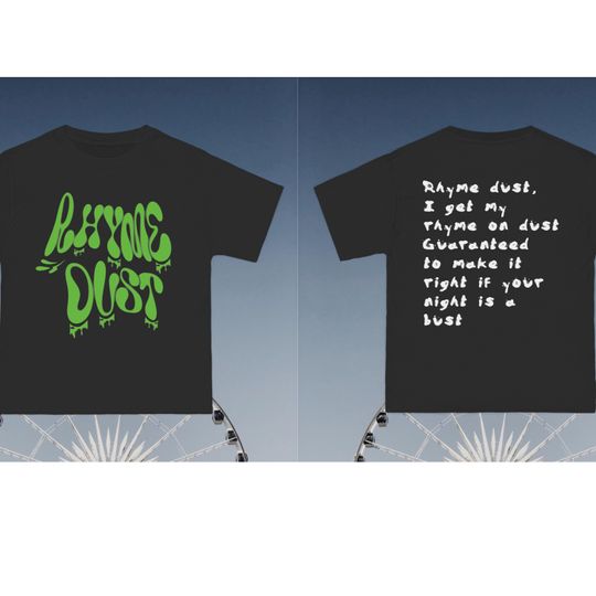 Discover RHYME DUST Dom Dolla Tshirt, Coachellla 2024 tee, EDC edm Outfit