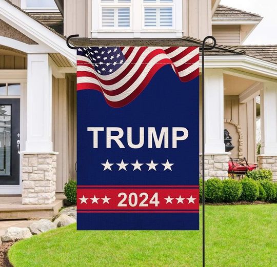 Discover Donald Trump 2024 Garden Flags- Trump 2024 Take America Back -Garden Flags