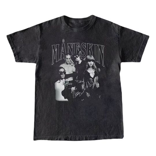 Discover Mneskin T-Shirt, Mneskin Tour Shirt, Rock Band merch
