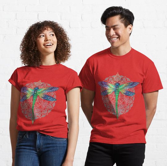 Discover Magical Colorful Dragonfly T-Shirt