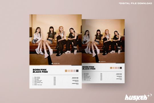 Discover Born Pink Blackpink Poster, Kpop Fan Decor