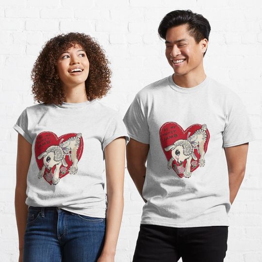 Discover Coquette Heart Lamb T-Shirt