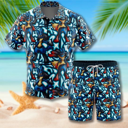 Discover Mega Dog Hawaii Shirt, Mega Dog Button Up Shirt, Japanese Animated