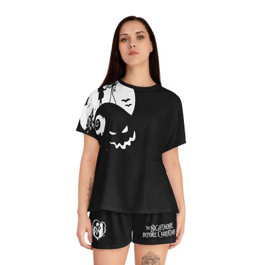 Discover Nightmare Before Christmas Short Pajama Set