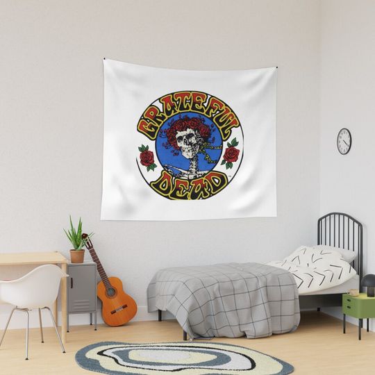 Discover Roses and bone Tapestry