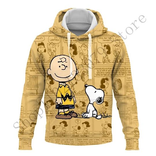 Discover Spring and Autumn Snoopy 3D Hoodie, Snoopy Lovers