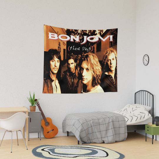 Discover Bon Jovi Tapestry, Bon Jovi Fan Decor